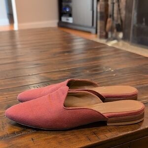 Le Monde Beryl Canvas Mule Flats 38 7.5